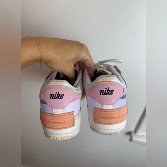 Nike Wmns Air Force 1 Shadow 'Orange Chalk Pink Glaze' 8 - Picture 8 of 11